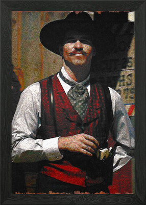 Doc Holliday Gerahmtes Wandbild Poster Leinwanddruck Bild