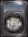 *1898 O* • Morgan $1 - PCGS MS63 (Beautiful Rainbow Rim Toning!!) Original! #167