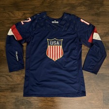 Team USA 2014 Sochi Winter Olympics Hockey Jersey