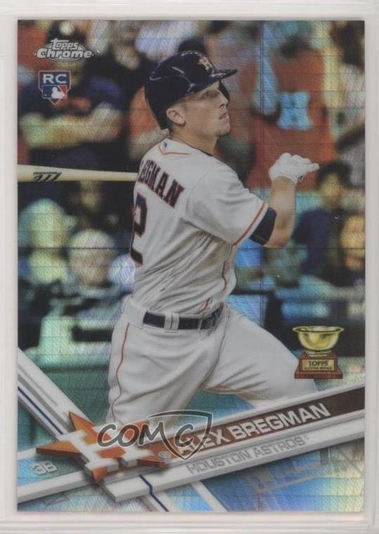 2017 Topps Chrome Prism Refractor Alex Bregman #9 0u0o