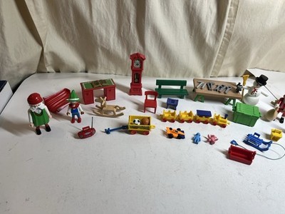 Lot Of 37 Small Playmobil Farm Woodland Theme Figures Animals Mother/ Baby