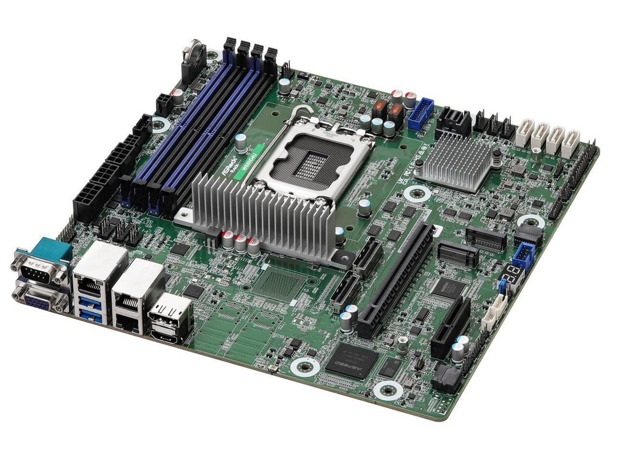 ASRock Rack Server Motherboard W880D4U Micro-ATX Single Socket LGA