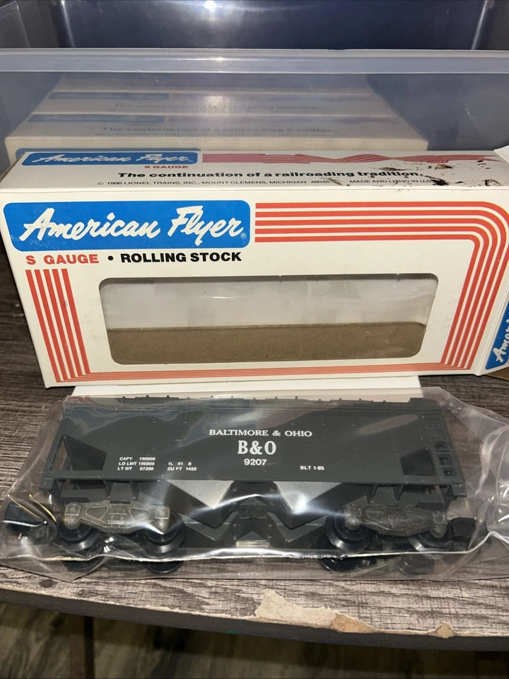 Amer Flyer 4-9207 B&O Covered hopper New In Original Packaging - Image 3 of 4