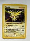 1999 Pokemon Zapdos Base Set Holo Rare Card 16/102 Vintage