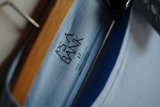 Jos A Bank Men  s Tailored Fit T-shirt 100 Cotton NWT Blue Size LT