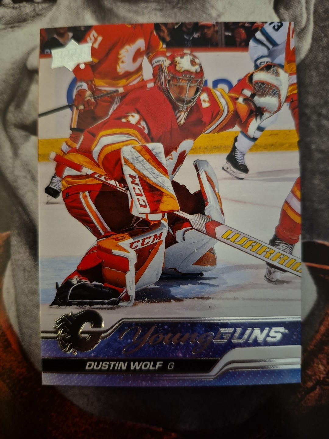 2023-24 Dustin Wolf Upper Deck Young Gun  # 210