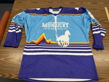 Montucky Cold Snacks Hockey Jersey  Mens 2XL Horse Beer Retro Mountain