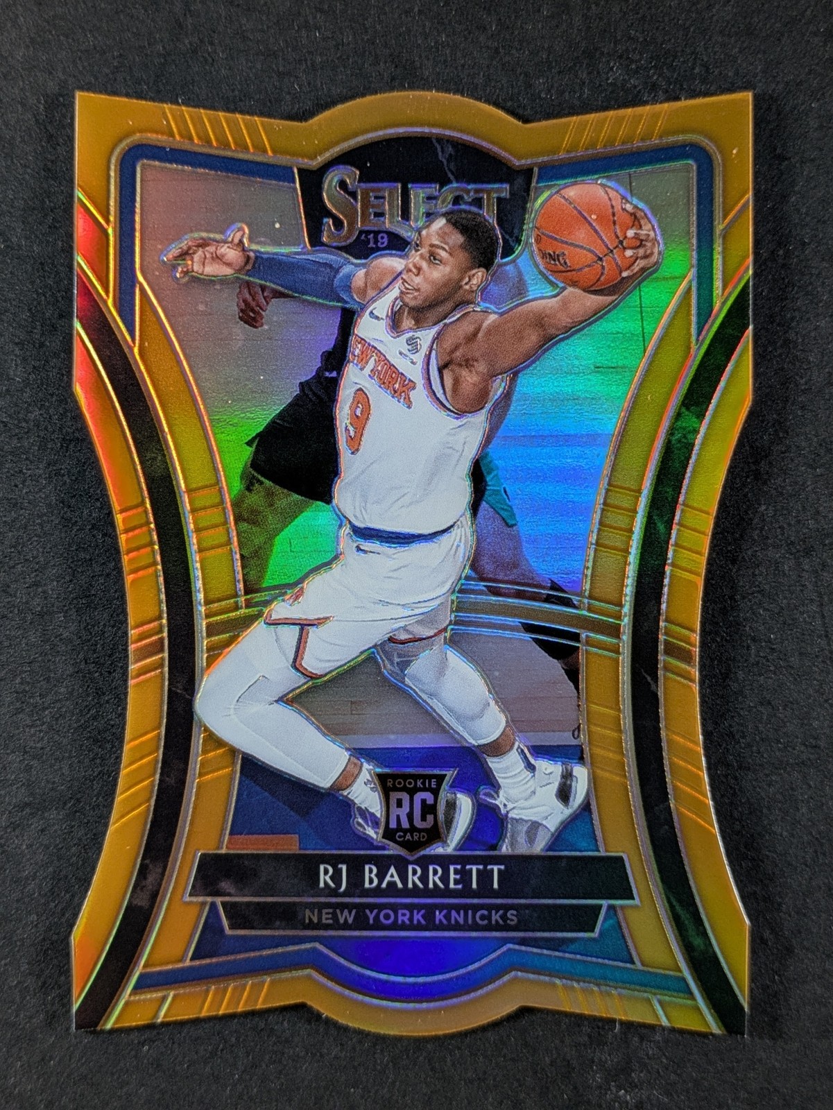 2019-20 Panini Select RJ BARRETT 2/65 RC Orange Die-Cut Prizm Premier Level #157