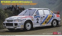 Hasegawa 20801 - 1/24 Mitsubishi Lancer Gsr Evolution Iii - Neu