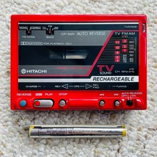 Hitachi Cp-55r RARE Am FM TV Cassette Player Recorder for sale