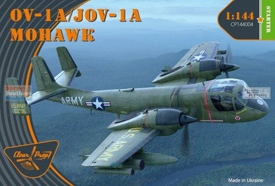 CLPCP144004 1:144 Clear Prop Models OV-1A JOV-1A Mohawk
