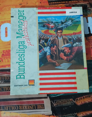 Bundesliga Manager Pro Commodore Amiga (3 Disc, Manual, Box) works 16-bit