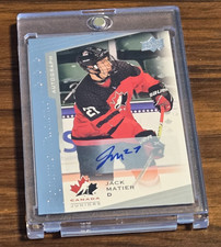 2021-22  Team Canada Juniors Program of Excellence #119 Jack Matier