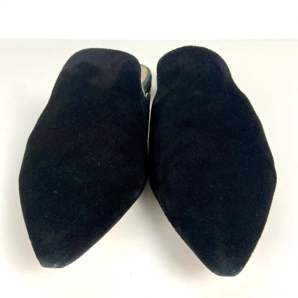 Женские черные замшевые слипоны Steve Madden с заостренным носком изысканные размер 9 М - Изображение 2 из 4