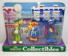 SESAME STREET COLLECTIBLES Tyco Preschool BERT  ERNIE  GROVER VTG 