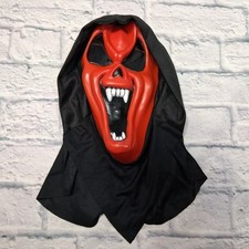Vintage Funworld Ghostface Scream Easter Unlimited Red Demon With Fangs Hooded