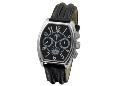 Poljot Buran VM Tonneau Chrono Moon Phase 31679/2861537 S