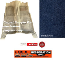 HOLDEN FX FJ SEDAN MOULDED DARK BLUE PLUSH CARPET FRONT & REAR