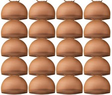 Wig Caps 20pcs Brown Wig Caps Stocking Caps for Wigs Brown Wig Cap