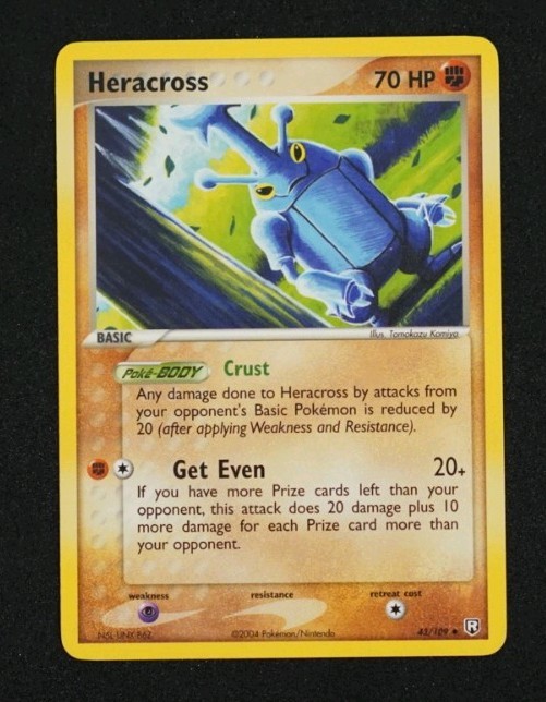 NM Heracross - Non-Holo #43 Team Rocket Returns Pokemon TCG