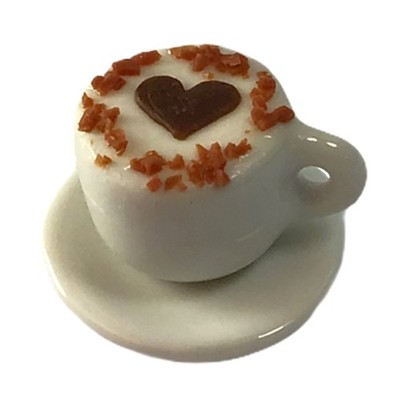 Puppenstube Tasse Cappuccino Kaffee (D5092) - Miniaturen im Maßstab 1:12 | Minimu...