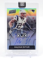 MALCOLM BUTLER 2022 PRIZM SUPER BOWL XLIX SILVER AUTO #SBXLIX-MB PATRIOTS Q4588