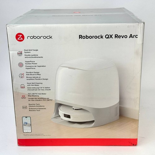 Roborock QX Revo Curv Arc Robot Vacuum & Mop - NEW, Sealed!