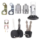 Ignition Switch Door Lock Cylinder Set with Keys for Chevrolet GMC 2001-2007