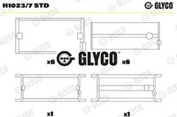Glyco H1023/7STD Kurbelwellenlager