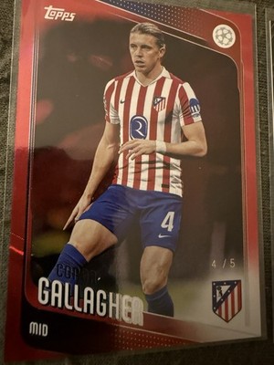 Topps UCC Flagship 2025/26 Conor Gallagher 4/5 Red Print