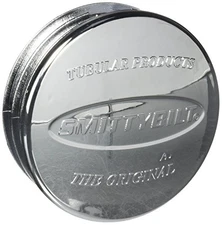 Smittybilt TA25-C Chrome Tubular 3" Bumper Replacement End Cap, Pair