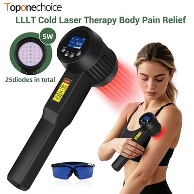 5W High Power LLLT Cold Laser with Eye Protection for Joint Pain & Tissue Repair