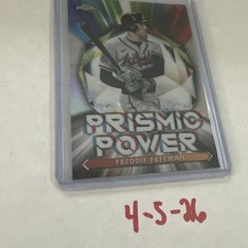 2021 Topps Chrome Prismic Power Freddie Freeman #PP-8 - Taby Card™ MT 9