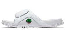 684915-100 MENS AIR JORDAN HYDRO 13 RETRO SLIDE 'WHITE METALLIC SILVER'
