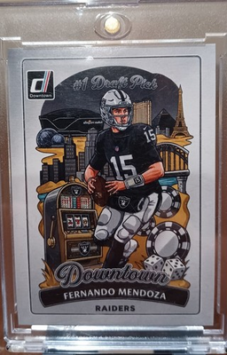 #ad 2026 Fernando Mendoza Custom Fan Art Card quot;Downtownquot; Las Vegas Raiders 1 CARD $2.99