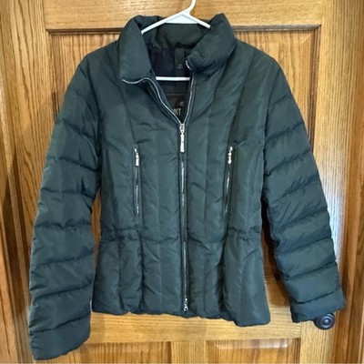 Post Card Rich Green Goose & Duck Down Puffer Jacket   Size 6 (US) / 40 (IT)