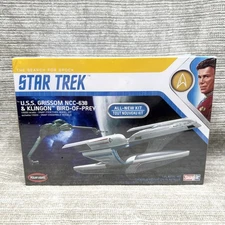 Star Trek USS Grissom & Klingon Bird of Prey Snap-It Model Kit Polar Lights NEW
