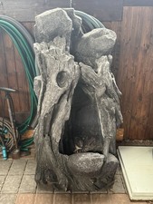 Wasserfall GFK mit Pumpe und Licht Gartenbrunnen