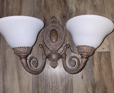 Aged Glass/Metal Sconce Wall Light Fixtures Modern/Transitional