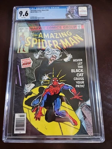 Amazing Spider-Man # 194 Newstand CGC 9.6 1979 1st Appearance Of The Black Cat