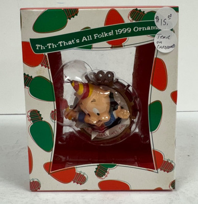 Warner Bros. Studio Store - Th-Th-That's All Folks - 1999 Ornament