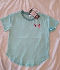 Under Armour NWT green Heat Gear Shirt. Girls Size YSM