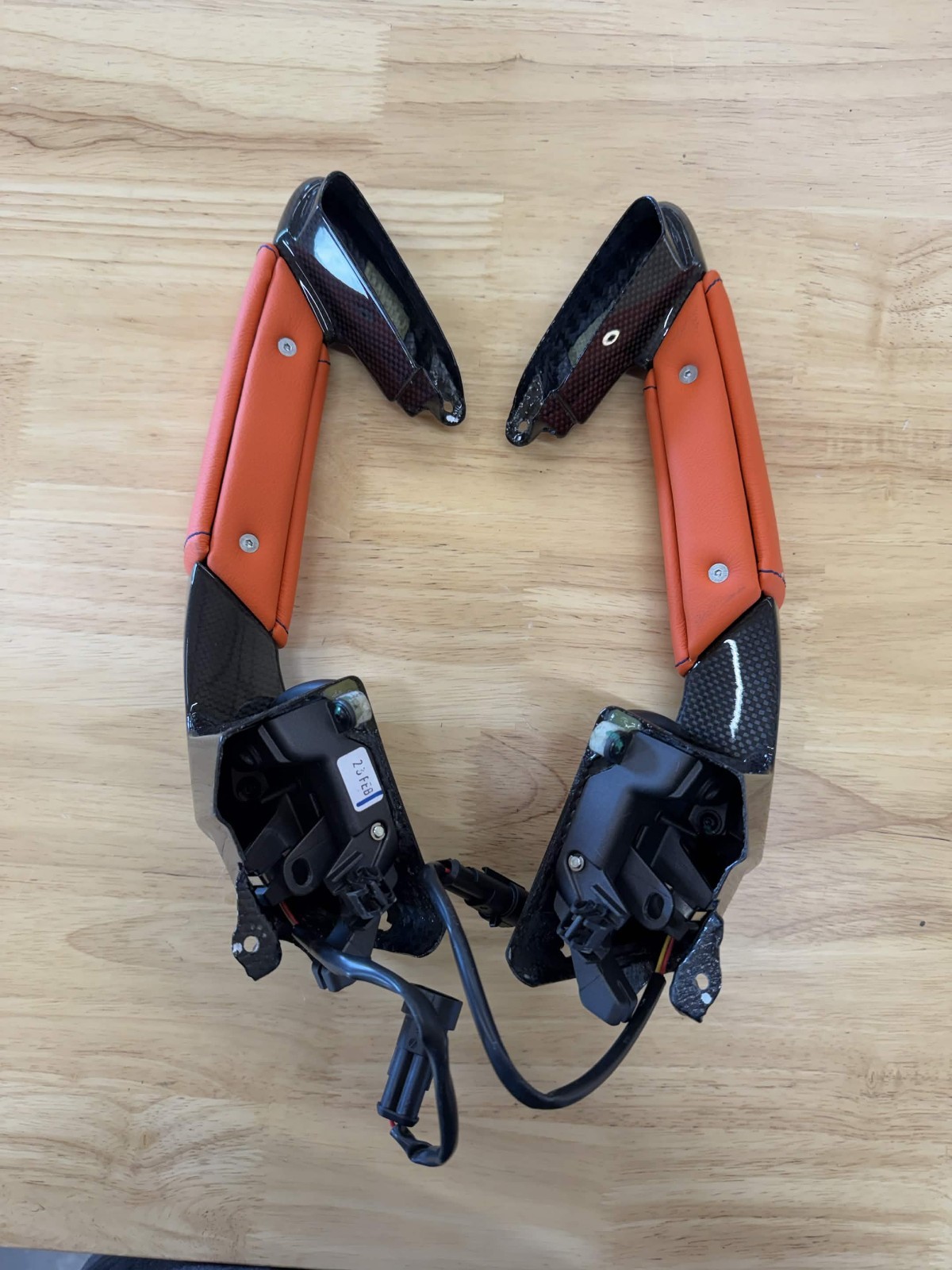 Ferrari F8 Door release handle Orange