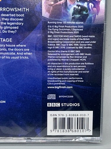 Doctor Who The Monthly Adventures #268 The Flying Dutchman / Displaced Audio CD - Picture 5 of 24