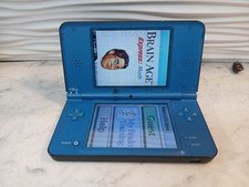 Nintendo DSi XL Handheld Console Blue UTL-USZ-1 System No Charger No Stylus