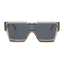 LOUIS VUITTON Cyclone Sunglasses Z1978E Size 155 Acetate Swarovski