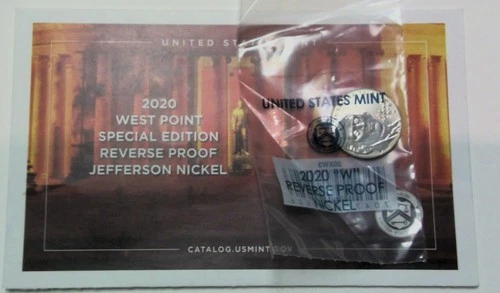 2020-W Reverse Proof Jefferson Nickel Envelope