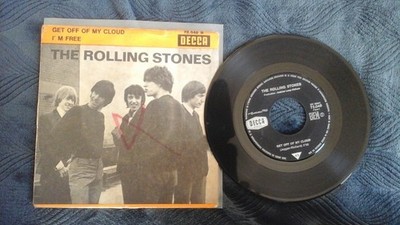 THE ROLLING STONES - GET OFF OF MY CLOUD - DECCA 72.048 S - SP - 1965 - FRA -