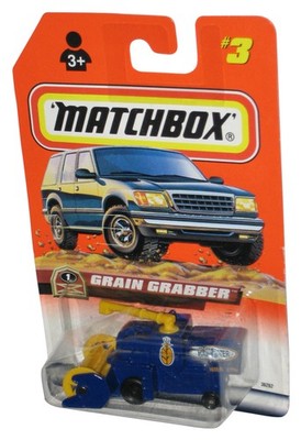 Matchbox Grain Grabber (1998) Mattel Blau Harvester Spielzeug #3 Action Figur