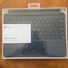 Microsoft Surface Go Signature Type Cover Keyboard Alcantara Ice Blue New